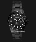 Fossil FS5659 FB-01 Black Dial Black Stainless Steel Strap-0
