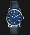 Fossil Copeland FS5662 Mens Blue Dial Blue Leather Strap-0