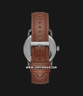 Fossil Copeland FS5664 Mens Grey Sunray Dial Brown Leather Strap-2