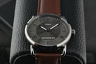Fossil Copeland FS5664 Mens Grey Sunray Dial Brown Leather Strap-5
