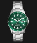 Fossil FB-01 FS5670 Men Green Dial Stainless Steel Strap-0