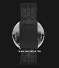 Fossil Forrester FS5697 Chronograph Men Black Dial Black Stainless Steel Strap-2