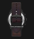 Fossil Bronson FS5713 Chronograph Men Black Dial Brown Croco Leather and Rubber Strap-2