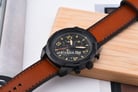 Fossil Bronson FS5714 Chronograph Black Dial Brown Leather Strap-4