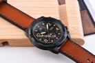 Fossil Bronson FS5714 Chronograph Black Dial Brown Leather Strap-5