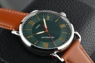 Fossil Copeland FS5737 Men Green Dial Brown Leather Strap-4
