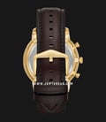 Fossil Neutra FS5763 Chronograph Men Black Dial Brown Leather Strap-2