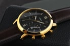 Fossil Neutra FS5763 Chronograph Men Black Dial Brown Leather Strap-4
