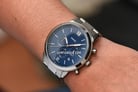 Fossil Neutra FS5792 Chronograph Men Blue Dial Stainless Steel Strap-7