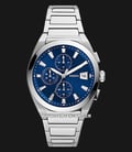 Fossil Everett FS5795 Chronograph Blue Dial Stainless Steel Strap-0