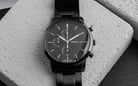 Fossil Minimalist FS5848 Chronograph Black Dial Black Stainless Steel Strap-4
