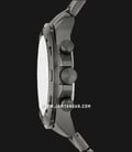 Fossil Bronson FS5852 Chronograph Black Dial Grey Stainless Steel Strap-1