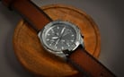 Fossil Bronson FS5855 Men Chronograph Grey Dial Brown Leather Strap-3