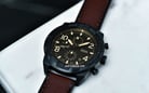Fossil Bronson FS5875 Chronograph Brown Dial Dark Brown Leather Strap-4