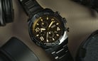 Fossil Bronson FS5876 Chronograph Brown Dial Black Stainless Steel Strap-3