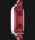 Fossil Retro FS5897 Digital Dial Pomegranate Red Stainless Steel Strap-1