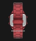 Fossil Retro FS5897 Digital Dial Pomegranate Red Stainless Steel Strap-2