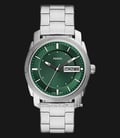 Fossil Machine FS5899 Green Dial Stainless Steel Strap-0