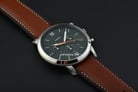 Fossil Neutra FS5902 Chronograph Men Green Dial Brown Leather Strap-3