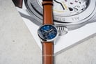 Fossil Neutra FS5903 Moonphase Men Blue Dial Brown Leather Strap-4