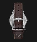 Fossil Neutra FS5905 Moonphase Men Silver Dial Dark Brown Leather Strap-2
