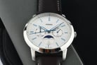 Fossil Neutra FS5905 Moonphase Men Silver Dial Dark Brown Leather Strap-5