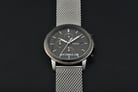 Fossil Minimalist FS5944 Chronograph Grey Dial Stainless Steel Mesh Strap-5