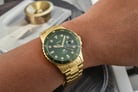 Fossil Blue FS5950 Men Green Dial Gold Stainless Steel Strap-7