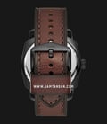 Fossil Machine FS5972 Men Brown Dial Brown Leather Strap-2