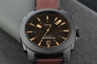 Fossil Machine FS5972 Men Brown Dial Brown Leather Strap-5