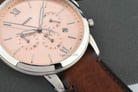 Fossil Neutra FS5982 Chronograph Rose Gold Dial Brown Eco Leather Strap-7
