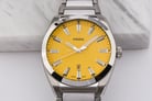 Fossil Everett FS5985 Yellow Dial Stainless Steel Strap-4