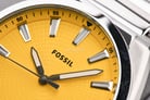 Fossil Everett FS5985 Yellow Dial Stainless Steel Strap-17