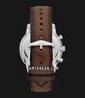 Fossil Neutra FS6022 Chronograph Men Beige Dial Brown Leather Strap-2