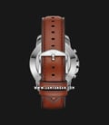 Fossil Q FTW1122 Grant Hybrid Smartwatch Blue Navy Dial Brown Leather Strap-2