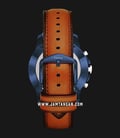 Fossil Grant Luggage FTW1147 Hybrid Smartwatch Blue Dial Brown Leather Strap-2