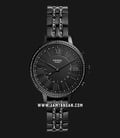 Fossil Jacqueline Hybrid Smartwatch FTW5037 Ladies Black Dial Black Stainless Steel Strap-0