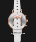 Fossil Cameron FTW5045 Hybrid Smartwatch White Dial White Leather Strap-2