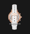 Fossil Q Jacqueline FTW5046 Hybrid Smartwatch Mother Of Pearl Dial White Leather Strap-2
