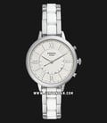 Fossil Q Jacqueline FTW5047 Hybrid Smartwatch Silver Dial Stainless Steel Strap-0