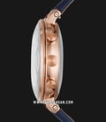 Fossil Cameron FTW5051 Hybrid Smartwatch Rose Gold Dial Multicolor Leather Strap-1