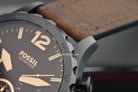 Fossil Nate JR1487 Chronograph Brown Dial Brown Leather Strap-13