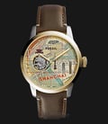 Fossil LE1037SET Automatic Townsman Shanghai Brown Leather Strap Limited Edition-0