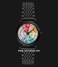 Fossil LE1092 Lyric Limited Edition Ladies Multi Color Dial Black Stainless Steel Strap-0