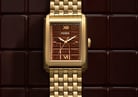 Fossil X Willy Wonka LE1190SET  Brown Dial Gold Stainless Steel Strap + Extra Strap Limited Edition-6