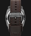 Fossil ME1122 Men Mechnical Twist Charcoal Dial Rose Dark Brown Leather Strap-1