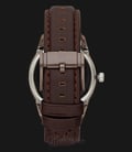 Fossil ME1123 Men Dress Twist GMT Brown Dial Brown Leather Strap-2