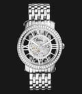 Fossil ME3059 Ladies Curiosity Automatic Silver Skeleton Dial Stainless Steel Strap-0