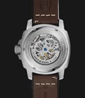Fossil ME3083 Machine Skeleton Dial Brown Leather Strap Watch-1