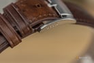 Fossil Grant ME3099 Beige Skeleton Dial Brown Leather Strap-5